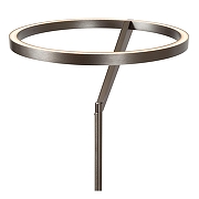 Торшер с подсветкой Lucide Applause 23700/20/15 цвет плафона/подвески Серый, Металик, цвет арматуры Металлик-8