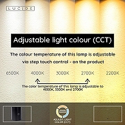 Торшер с подсветкой Lucide Applause 23700/20/96 цвет плафона/подвески Коричневый, цвет арматуры Коричневый-5