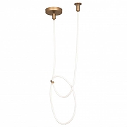 Подвесной светильник Lucide Janderin 24105/36/05 цвет плафона/подвески Белый, цвет арматуры Шампань