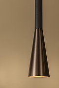 Подвесной светильник Lucide Joakim 24407/07/96 цвет плафона/подвески Коричневый, цвет арматуры Черный-4