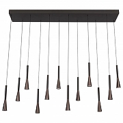 Подвесной светильник Lucide Joakim 24407/86/96 цвет плафона/подвески Коричневый, цвет арматуры Черный