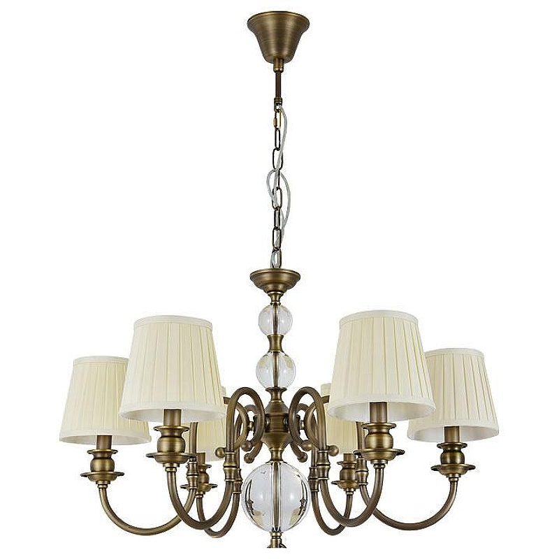 Люстра Newport CALIFORNIA 3106/C black brass без абажуров 