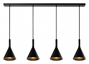 Подвесной светильник Lucide Gipsy 35410/04/30 цвет плафона/подвески Белый, цвет арматуры Черный-1