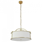 Подвесной светильник Newport SARA 3555/С brass цвет плафона/подвески Бежевый, цвет арматуры Латунь