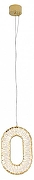 Подвесной светильник Newport 3670 3671/S champagne gold цвет плафона/подвески Прозрачный, цвет арматуры Золото, Шампань-1