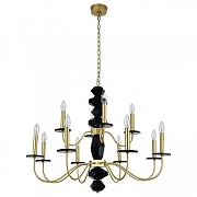 Люстра Newport VANESSA 3878+4/С brass цвет арматуры Латунь