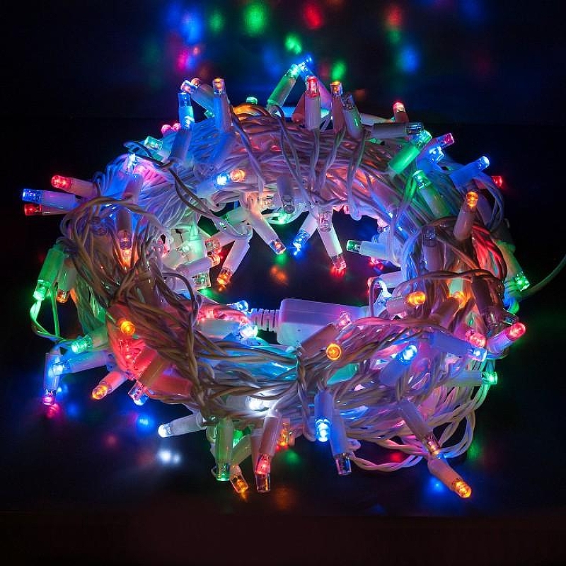 Гирлянда Нить Eurosvet 400-101 400-101 мульти с эффектом мерцания 