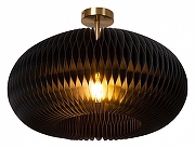 Светильник на штанге Lucide Armoni 42101/52/30 цвет плафона/подвески Черный, цвет арматуры Золото