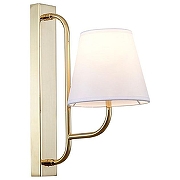 Бра Newport OLGA 4641/A gold цвет плафона/подвески Белый, цвет арматуры Золото