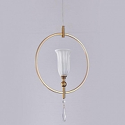 Подвесной светильник Newport 4800 4801/S цвет плафона/подвески Белый, цвет арматуры Золото-1