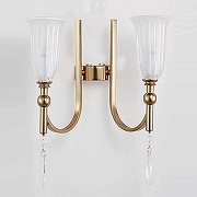 Бра Newport 4800 4802/A цвет плафона/подвески Белый, цвет арматуры Золото