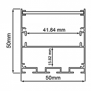 Короб накладной Feron CAB269 48121 цвет серебро-1