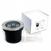 Встраиваемый в дорогу светильник Feron SP2802 48453 цвет плафона/подвески Прозрачный, цвет арматуры Серый-2