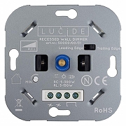 Диммер роторный Lucide Recessed Wall Dimmer Nl 50000/00/31 цвет Белый-1