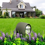 Настенно-наземный прожектор Feron LL-600 51771 цвет плафона/подвески Серый, цвет арматуры Серый-13