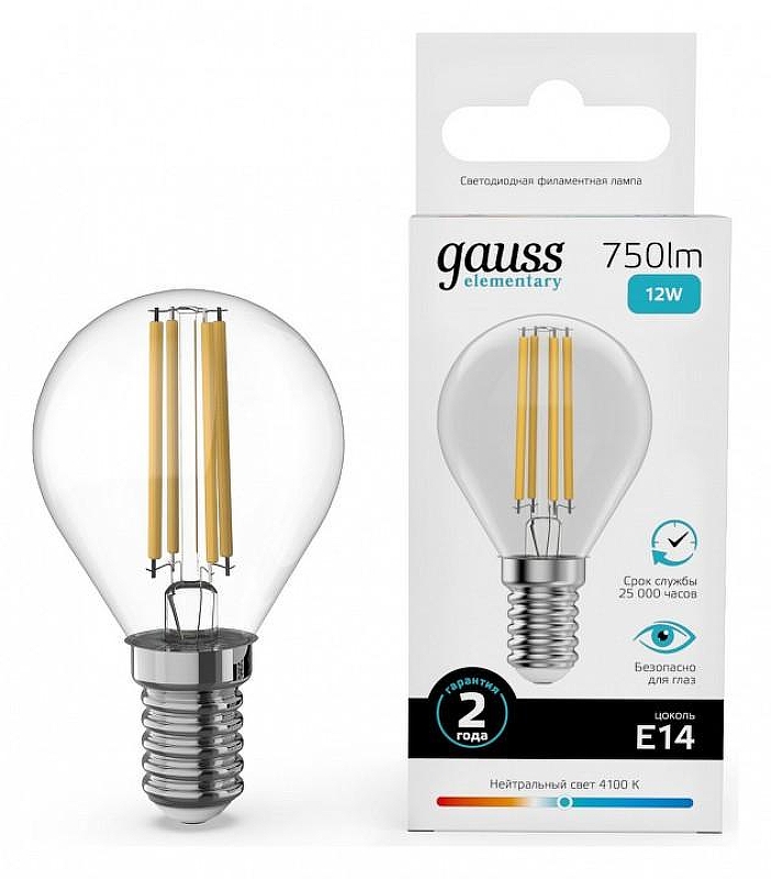 Светодиодная лампа Gauss Filament Elementary 52122 