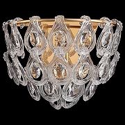 Накладной светильник Newport 5250 5253/A gold цвет плафона/подвески Прозрачный, цвет арматуры Золото