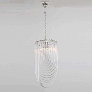 Подвесной светильник Newport 64000 64005/S цвет плафона/подвески Прозрачный, цвет арматуры Никель-1