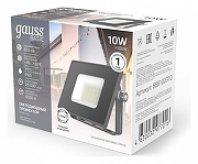 Прожектор Gauss BASIC 688100310 цвет плафона/подвески Серый, цвет арматуры Серый-2