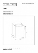 Накладной светильник Lucide Zaro 69800/01/31 цвет плафона/подвески Белый, цвет арматуры Белый-4