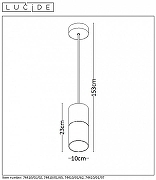 Подвесной светильник Lucide Zino 74410/01/02 -3