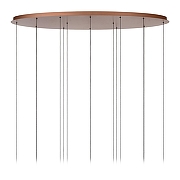 Подвесной светильник Lucide Jasmine 74420/14/65 цвет плафона/подвески Медь, Опал, цвет арматуры Медь-4