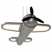 Подвесной светильник Lucide Fokker 77490/26/15 цвет плафона/подвески Серый, Металик, цвет арматуры Металлик