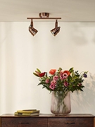 Спот Lucide Cigal 77974/10/17 цвет плафона/подвески Медь, цвет арматуры Медь-3