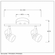 Спот Lucide Cigal 77974/10/17 цвет плафона/подвески Медь, цвет арматуры Медь-4