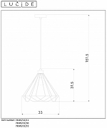 Подвесной светильник Lucide Kyara 78385/32/31 -4