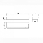Плафон полимерный Uniel UFP-P250В 8096 цвет Дымчатый-1