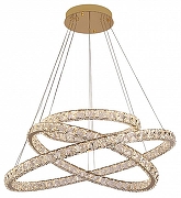 Подвесной светильник Newport 8120 8120/97 gold цвет плафона/подвески Прозрачный, цвет арматуры Золото-1