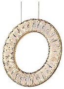 Подвесной светильник Newport 8240 8240/300 gold NEW цвет плафона/подвески Прозрачный, цвет арматуры Золото