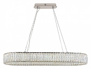 Подвесной светильник Newport 8240 8240/90 oval цвет плафона/подвески Прозрачный, цвет арматуры Хром