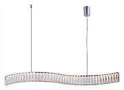 Подвесной светильник Newport 8240 8243/90 chrome цвет плафона/подвески Прозрачный, цвет арматуры Хром