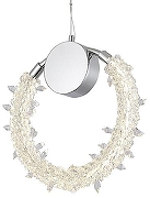 Подвесной светильник Newport 8280 8280/S цвет плафона/подвески Прозрачный, цвет арматуры Хром