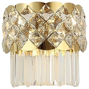 Накладной светильник Newport ASHLEY 8303/A gold polished цвет плафона/подвески Прозрачный, цвет арматуры Золото, Шампань