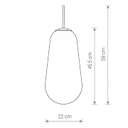 Плафон стеклянный Nowodvorski Cameleon PEAR L TR/G 8532 цвет Прозрачный-2
