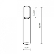 Плафон Nowodvorski Cameleon Cylinder L TR/BS 8540 цвет Золото-1