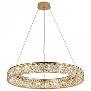 Подвесной светильник Newport TIFFANY 8532/80 C gold polished цвет плафона/подвески Прозрачный, цвет арматуры Золото, Шампань