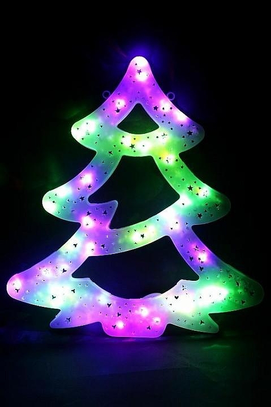Ель новогодняя Sneha A-099 LED RD/GN, RD/BL 