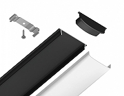 Профиль накладной гибкий Ambrella Light GP GP1600BK цвет черный-4