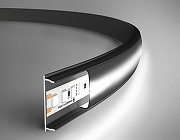 Профиль накладной гибкий Ambrella Light GP GP1600BK/BK цвет черный