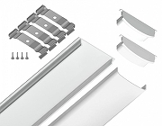 Профиль накладной гибкий Ambrella Light GP GP1600WH цвет белый-9