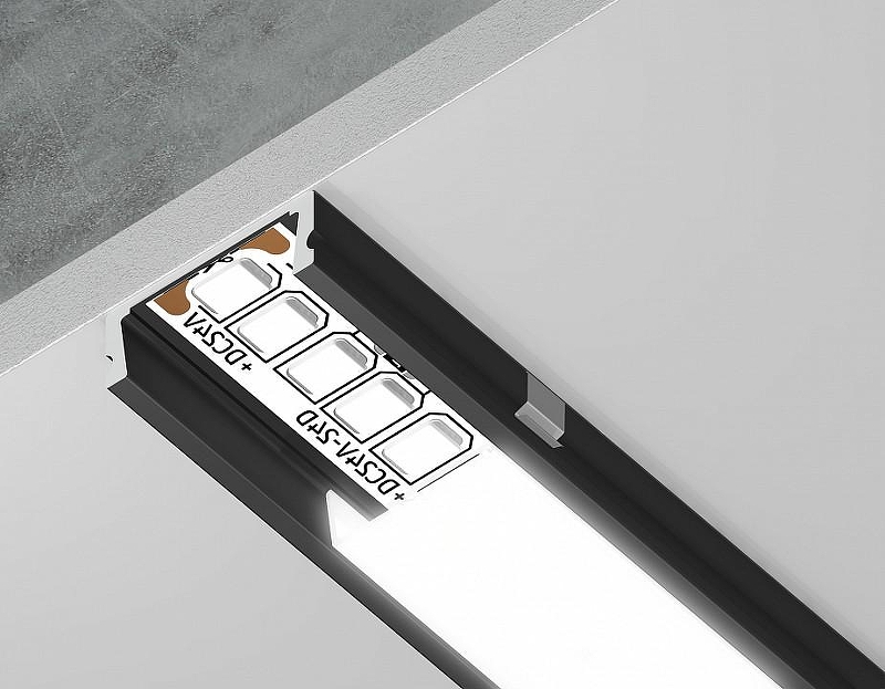 Профиль накладной Ambrella Light GP GP1700BK 