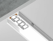 Профиль накладной Ambrella Light GP GP1700WH цвет белый