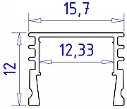 Профиль накладной Ambrella Light GP GP1750WH цвет белый-5