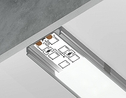 Профиль накладной Ambrella Light GP GP1800AL цвет серебро
