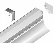 Профиль накладной угловой внутренний Ambrella Light GP GP2100WH цвет белый-2