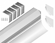 Профиль накладной угловой внутренний Ambrella Light GP GP2100WH цвет белый-4